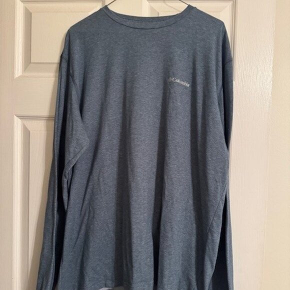 LOT OF 5 MENS COLUMBIA T SHIRTS (3) LS (2) SS, XXL 2XL - Picture 1 of 5